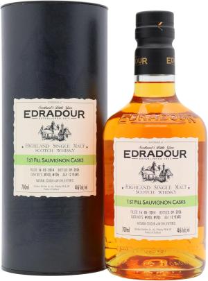 Edradour 12 year old St MichaelEppan Sauvignon Cask Finish Single Malt Scotch 2014 Whisky 70cl 46 ABV