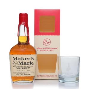 Makers Mark Rocks Glass Pack Bourbon Whiskey