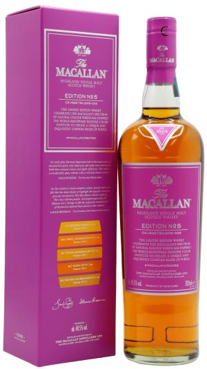 The Macallan Edition No 5 Pantone Natural Colour Highland Single Malt Scotch Whisky 70cl 485 ABV