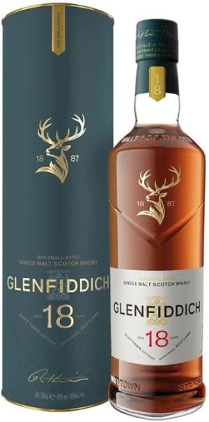 Glenfiddich 18 Year Old Single Malt Whisky 70cl