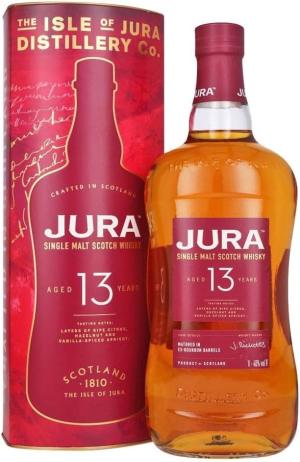 Jura 13 Year Old Single Malt Scotch Whisky ExBourbon Barrel Matured 1L 40 ABV