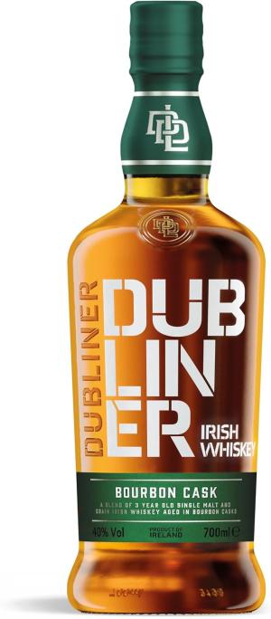 The Dubliner Bourbon Cask Aged Irish Whiskey 3YearOld Blended Whiskey Smooth Warm Versatile from Dublin Liberties Distillery 70cl 40 ABV