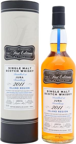 Jura 13 year old The First Editions Single Sherry Cask 21866 2011 Whisky 70cl 535 ABV