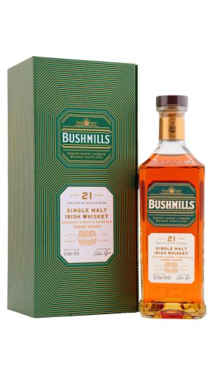 Bushmills 21 year old World Wood Series Single Malt Irish Whisky 70cl 46 ABV
