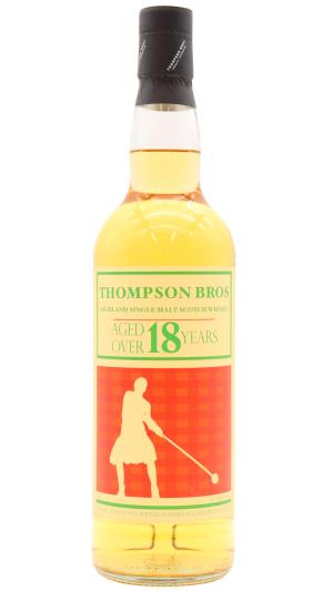 Highland Park 18 year old Thompson Bros Highland Single Malt Scotch Whisky 70cl 485 ABV