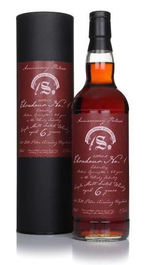 Edradour No1 6 Year Old 1st Fill PX Hogshead Anniversary Release S Single Malt Whisky