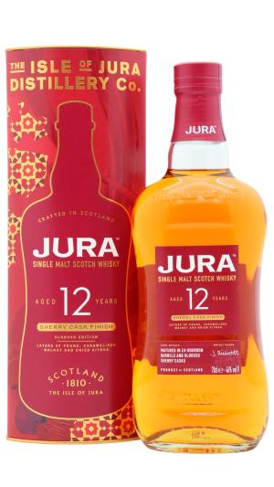Jura 12 year old Oloroso Sherry Cask Finish Whisky 70cl 46 ABV