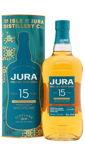Jura 15 year old Manzanilla Sherry Cask Finish Whisky 70cl 46 ABV
