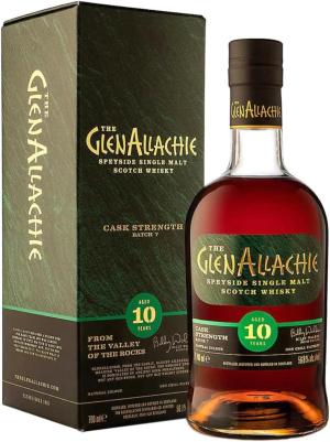 GlenAllachie 10 year old Cask Strength Batch 7 Single Malt Scotch 2012 Whisky 70cl 568 ABV