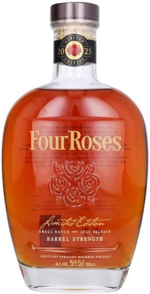 Four Roses Small Batch Limited Edition 2025 Release Kentucky Straight Bourbon Whiskey ABV 545