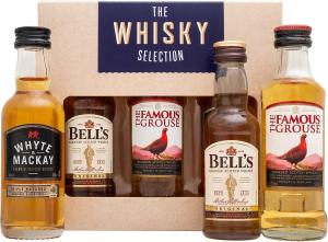 Blended Scotch Whisky Trio Gift Set Famous Grouse Bells Whyte Mackay