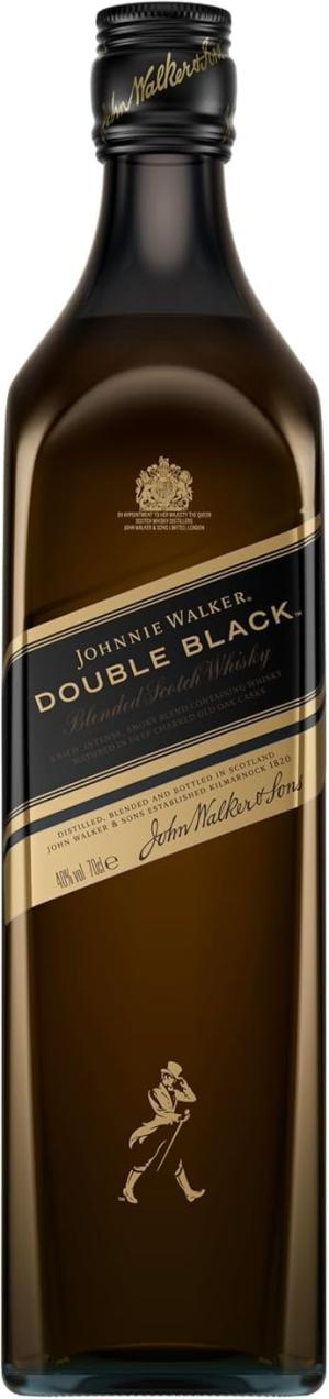 Johnnie Walker Double Black Label Blended Scotch Whisky 40 vol Enjoy Neat or in Drinks Iconic Scottish Double Black 70cl
