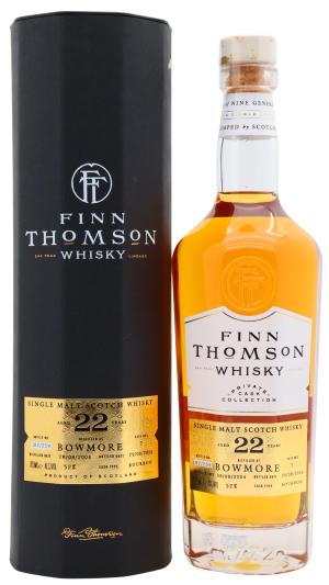 Bowmore 22 year old Finn Thomson Single Bourbon Cask 7 2004 Whisky 70cl 52 ABV