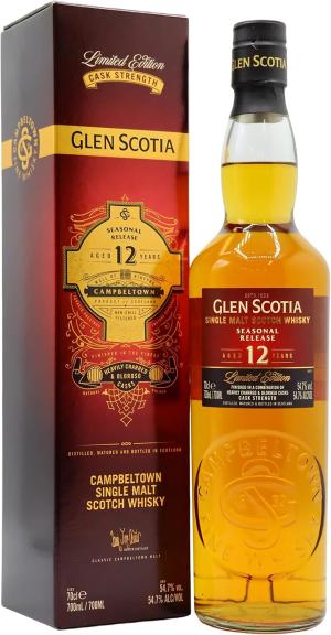 Glen Scotia 12 year old 2021 Seasonal Release Campbeltown Single Malt Scotch Whisky 70cl 547 ABV
