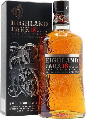Highland Park 18 year old Viking Pride Single Malt Scotch Whisky 70cl 43 ABV