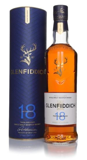 Glenfiddich 18 Year Old Port Cask Finish Single Malt Whisky