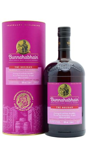 Bunnahabhain Tri Seudan Single Malt Scotch Whisky 100cl 50 ABV 1 Litre