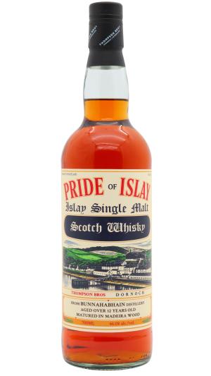 Bunnahabhain 12 year old Thompson Bros Pride Of Islay Single Malt Scotch Whisky 70cl 461 ABV