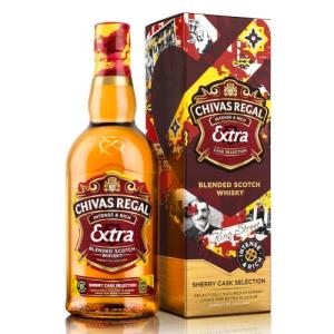Chivas Regal Extra 13 Year Old Blended Scotch Whisky 70cl with Giftbox Rich Character with Ripe Pear Vanilla Caramel And Cinnamon Notes Matured in FirstFill Oloroso Sherry Casks