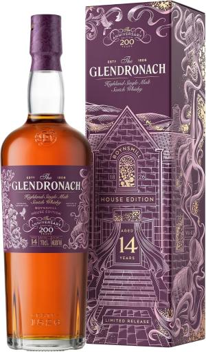 The GlenDronach Boynsmill House 14 Year Old 200th Anniversary Highland Single Malt Scotch Whisky Sherry Claret Cask 70cl 468 ABV