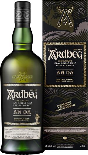 Ardbeg An Oa Islay Single Malt Scotch Whisky Peaty Smokey Gift Box 70cl